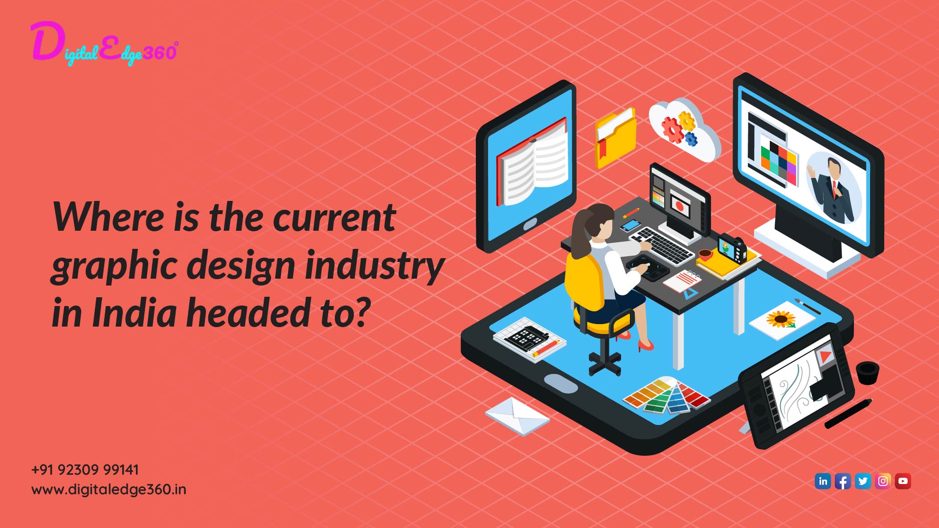 Where is the current graphic design industry in India headed to?
